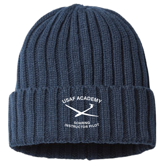 USAFA Soaring Atlantis Cable Knit Cuffed Beanie