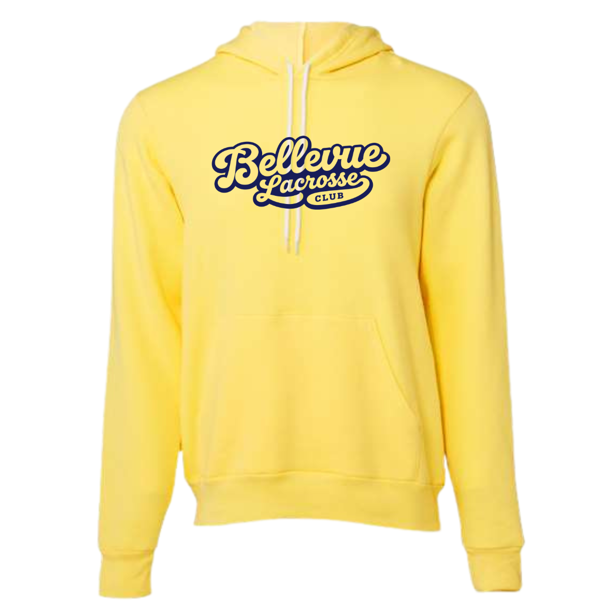 Adult Bellevue Lacrosse Bella + Canvas Sponge Fleece Hoodie