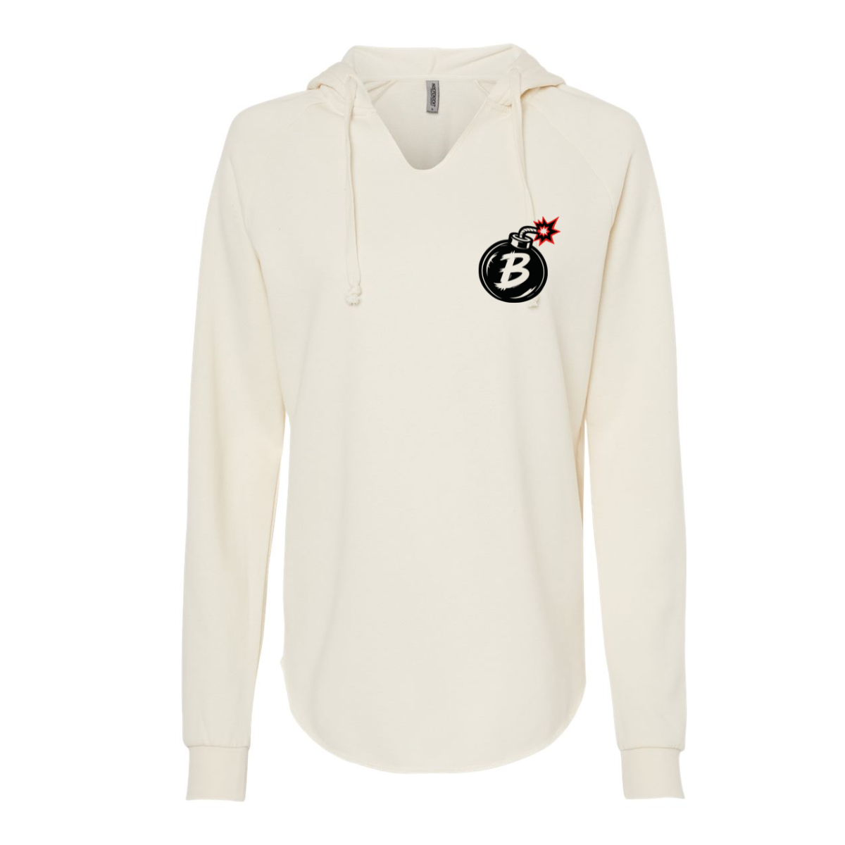 Women's Lowcountry Bombers ITC Lightweight Wash Hooded Sweatshirt