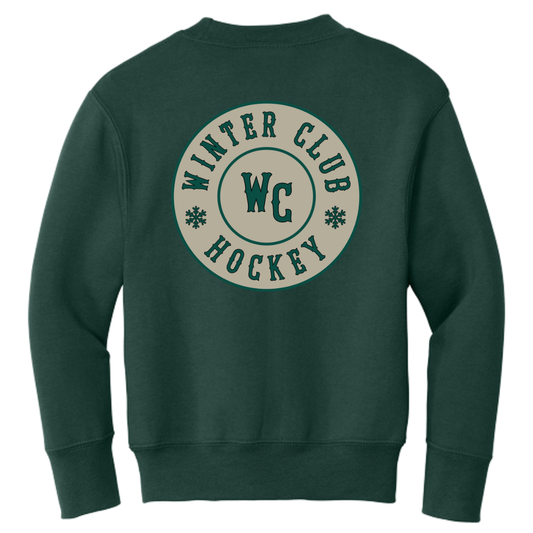 Youth Winter Club Hockey Port & Company Crewneck Sweatshirt