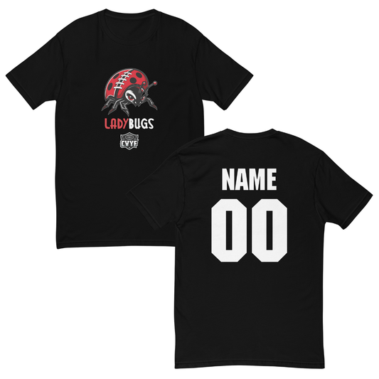 Personalizable - Adult Ladybugs Next Level Cotton T-Shirt