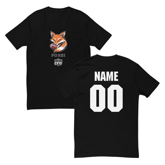 Personalizable - Adult Foxes Next Level Cotton T-Shirt