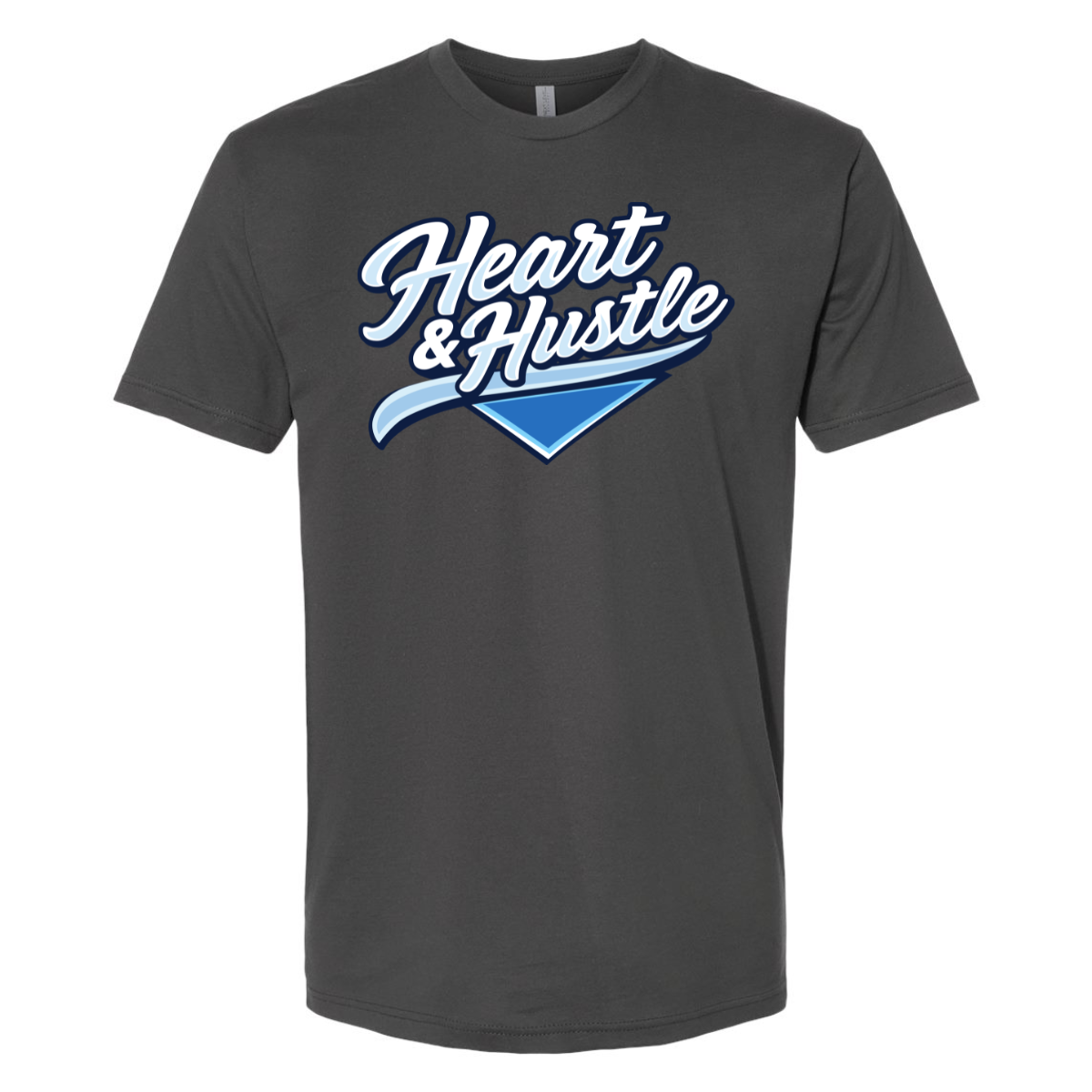 Adult Heart and Hustle Baseball Next Level Cotton T-Shirt