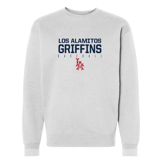 Adult Los Alamitos Baseball Heavyweight Crewneck Sweatshirt