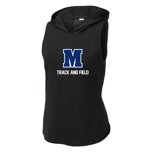 Women's Maclay Track & Field Sport-Tek PosiCharge Tri-Blend Hoodie Tank