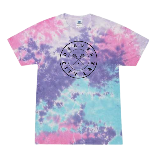 Youth Denver City Lax Tie-Dye T-Shirt