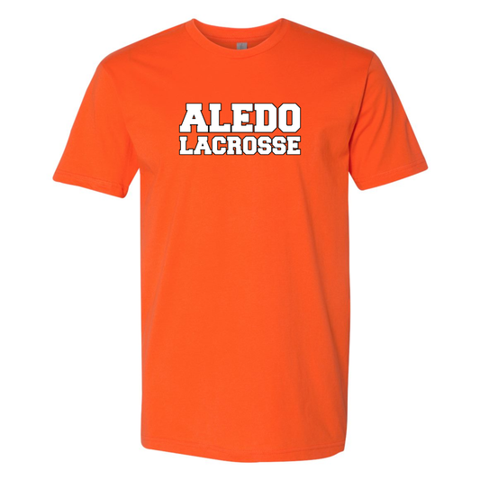 Adult Aledo Lacrosse Next Level Cotton T-Shirt