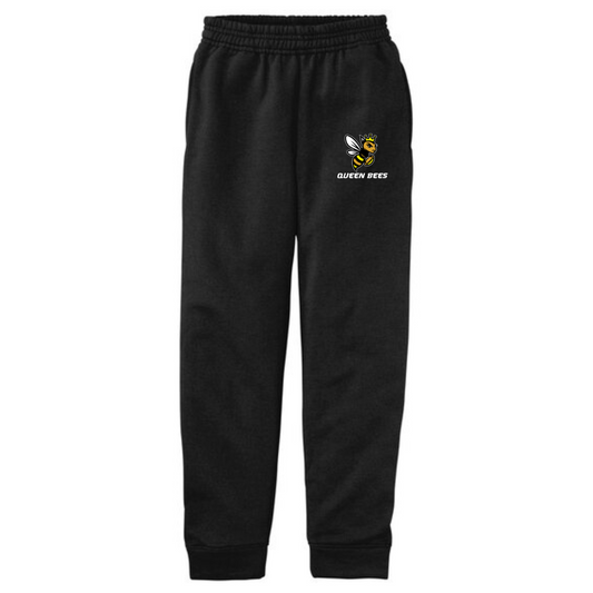 Youth QueenBees Port & Company Fleece Jogger