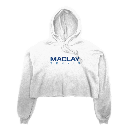 Women's Maclay Tennis Bella + Canvas Cropped Hoodie