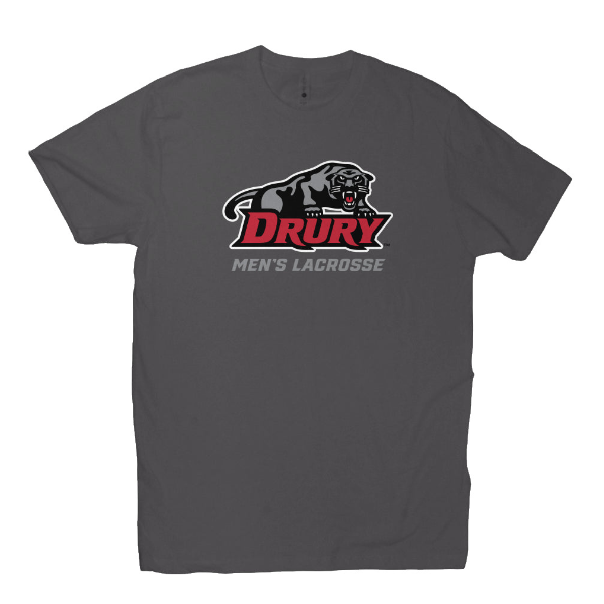 Adult Drury Lacrosse Next Level Cotton Crew T-Shirt