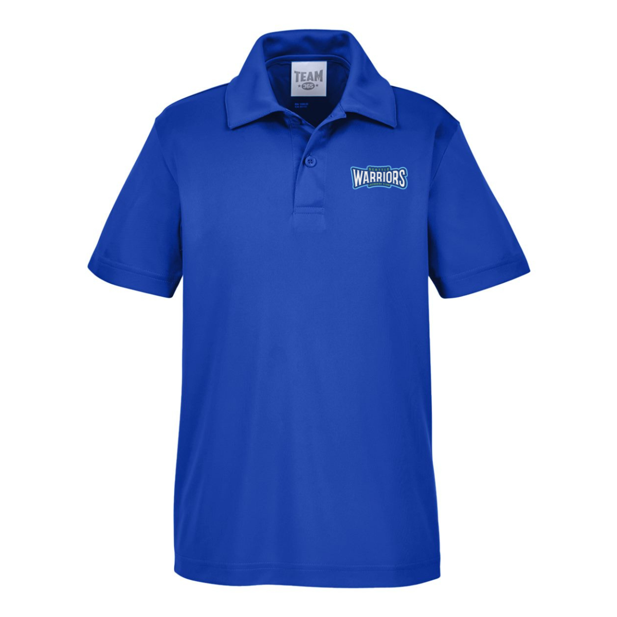 Youth Seattle Warriors Lacrosse Team 365 Lightweight Performance Polo
