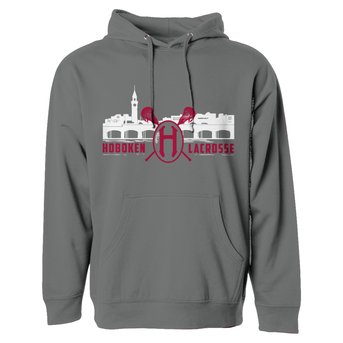 Adult Hoboken Lacrosse Midweight Pullover Hoodie