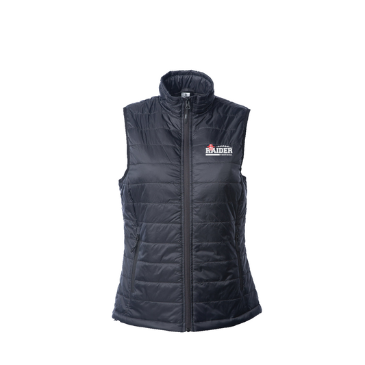 Women's Fairport Football and Cheer Puffer Vest