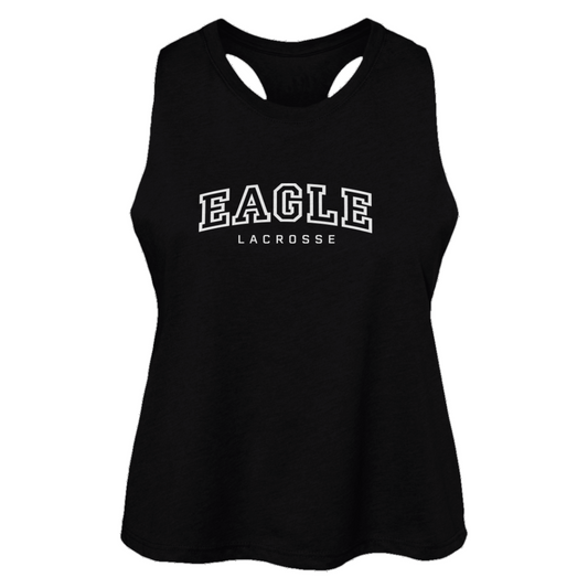 Women's EHS Lacrosse Bella + Canvas Racerback Cropped Tank