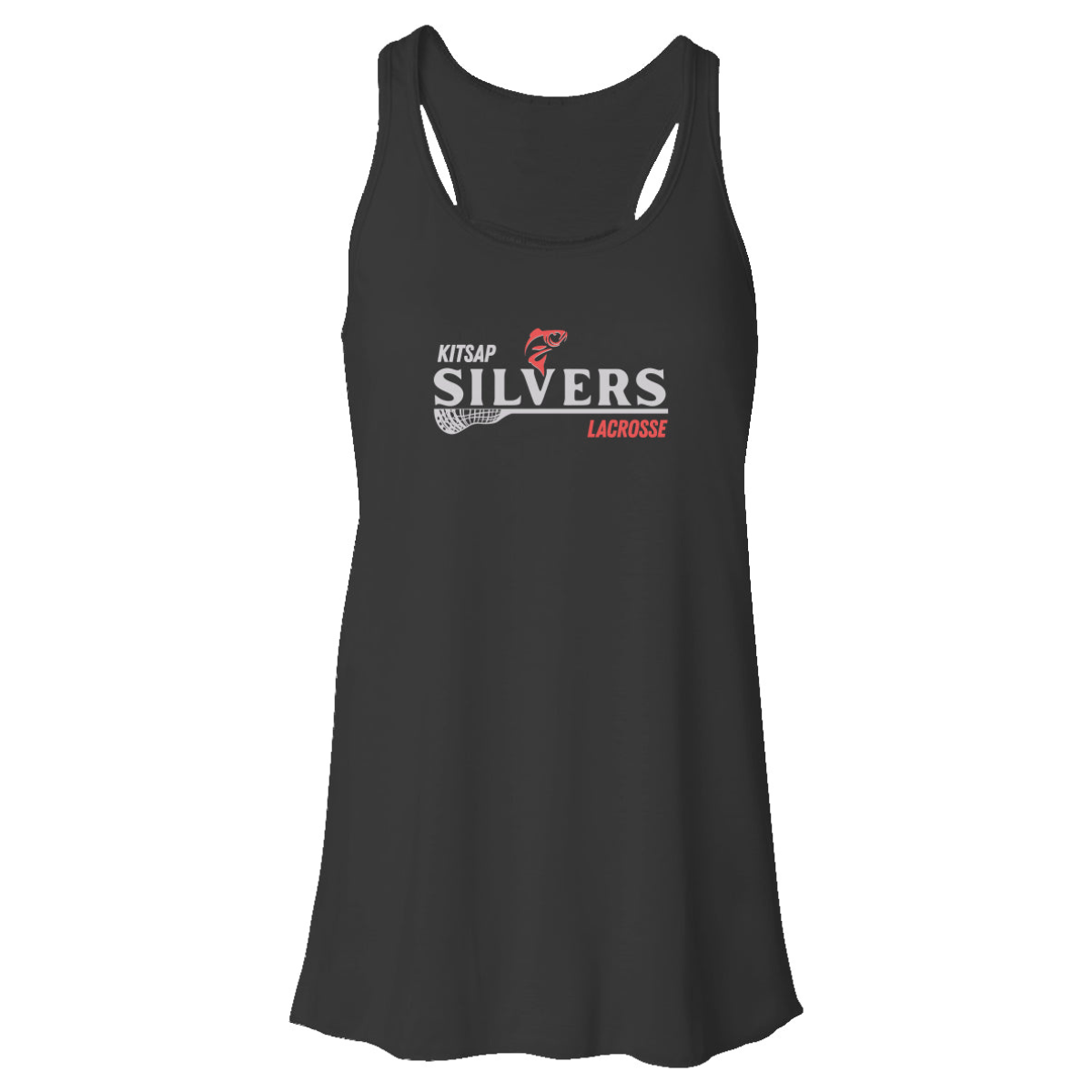 Women's Kitsap Silvers Bella + Canvas Flowy Racerback Tank