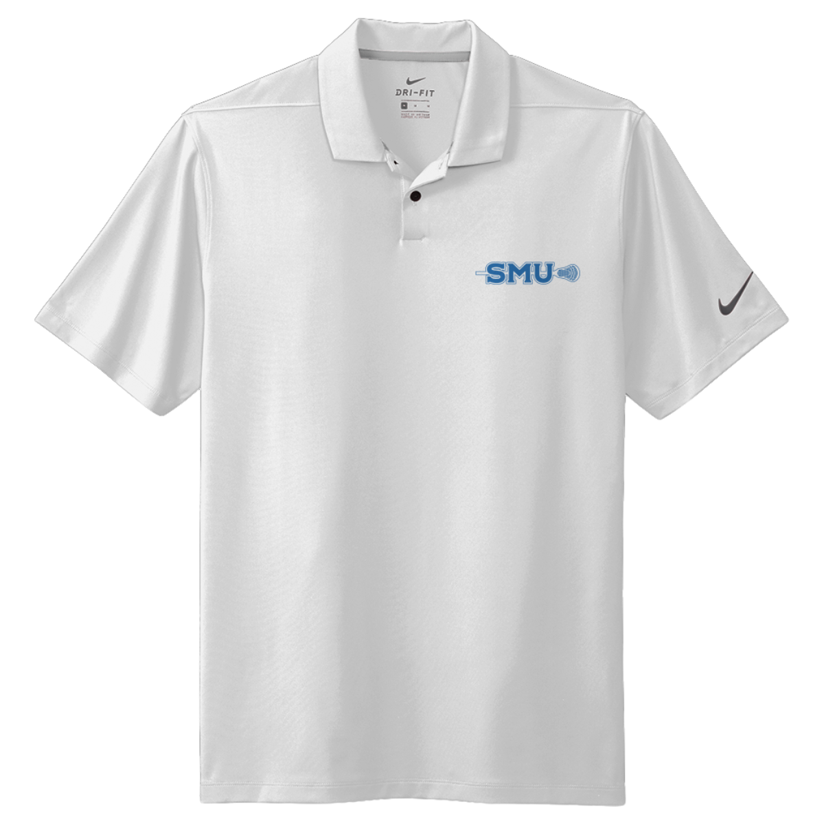 Adult SMU Lacrosse Nike Dri-Fit Vapor Polo