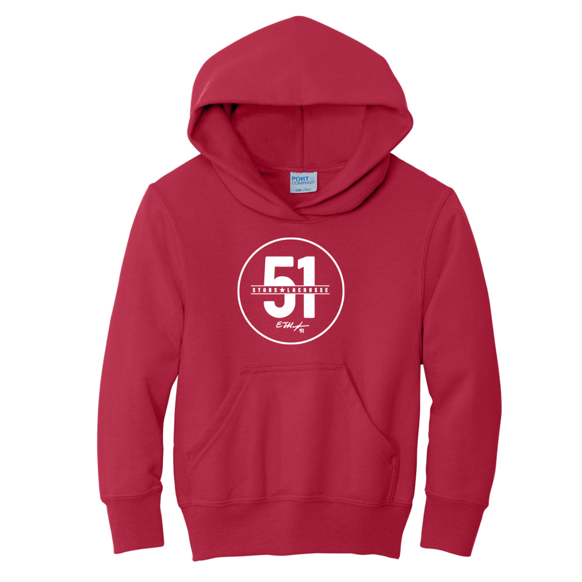 Youth 51 Stars Port & Company Fleece Hoodie