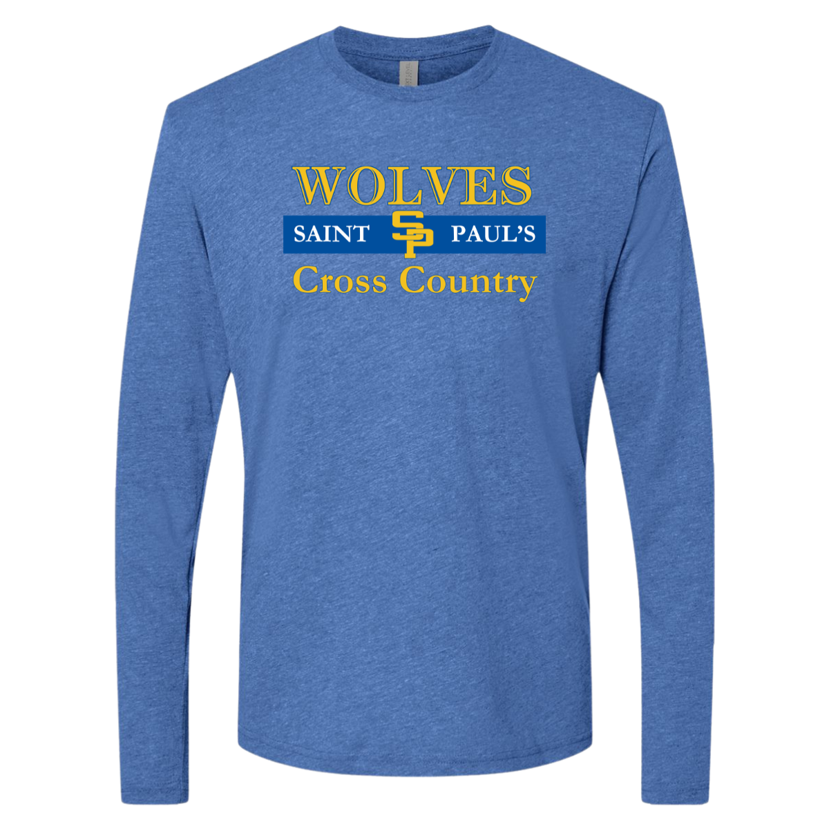 Adult Saint Paul's Cross Country Next Level Triblend Long Sleeve