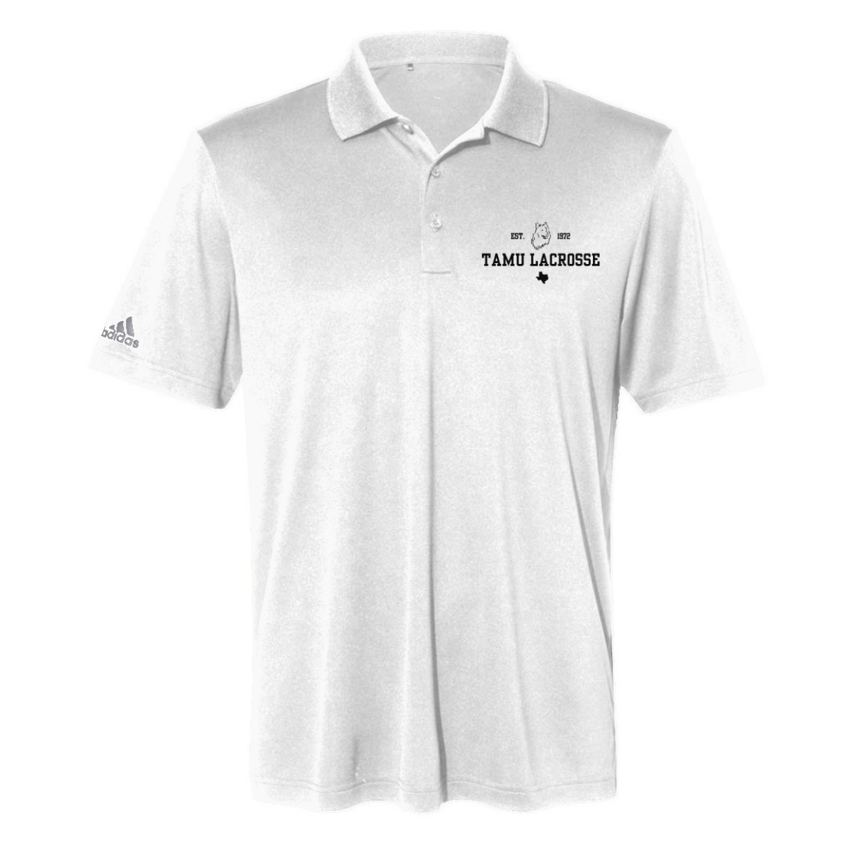 Adult Aggie Lacrosse Adidas Performance Polo