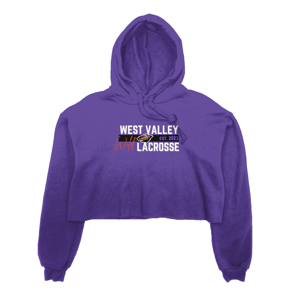 Women's WVW Lacrosse Crop Hoodie
