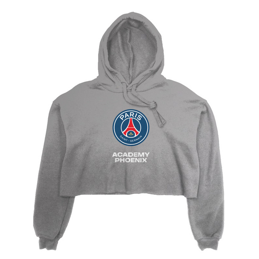 Women's PSG Academy Phoenix Bella + Canvas Crop Hoodie