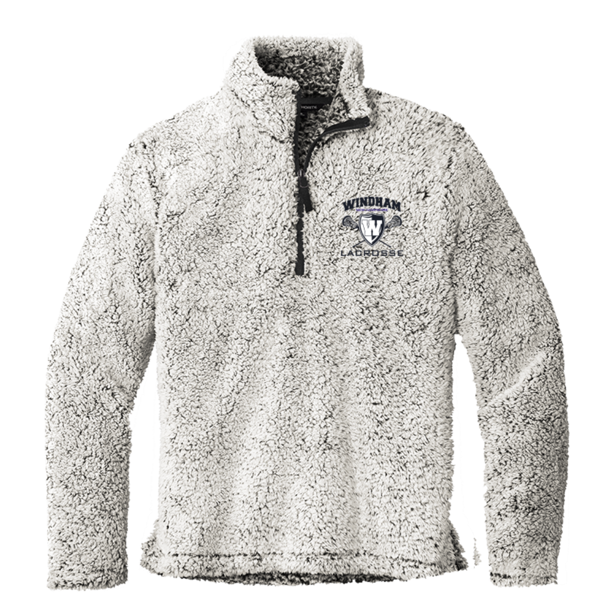 Adult Windham Lacrosse Port Authority Sherpa 1/4 Zip Fleece