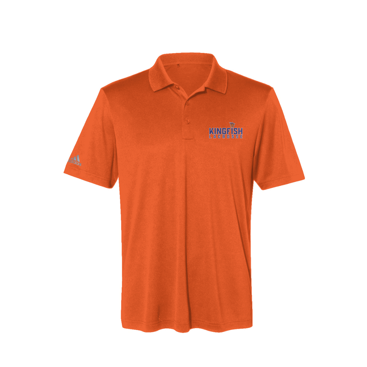Adult Kingfish Lacrosse Adidas Performance Polo