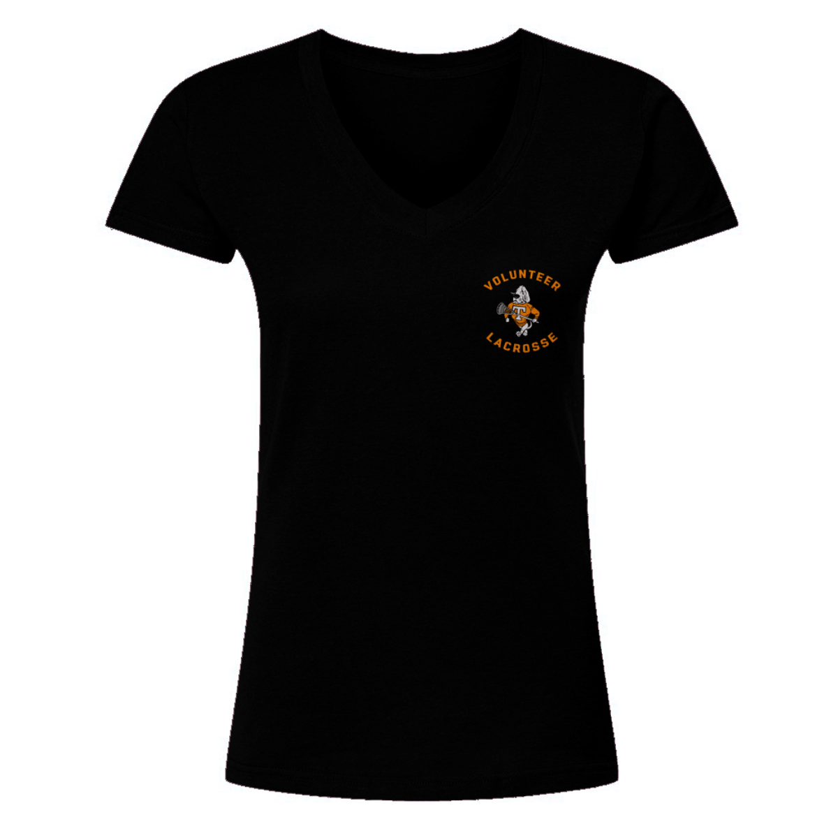 Women's Tennessee Lacrosse Tultex V-Neck T-Shirt