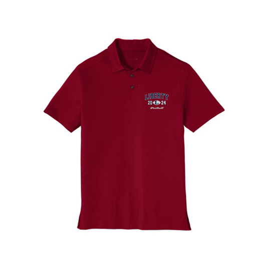 Adult Liberty Football Port Authority Stretch Polo