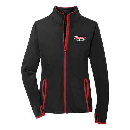 Women's Drury Lacrosse Sport-Tek Sport-Wick Stretch Full Zip Jacket