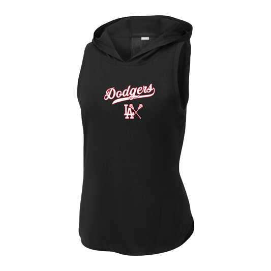 Women's Dodgers Sport-Tek Tri-Blend Hoodie Tank