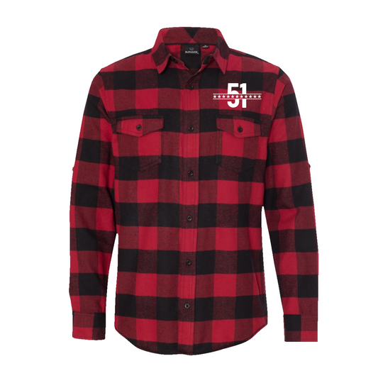 Adult 51 Stars Burnside Flannel Shirt