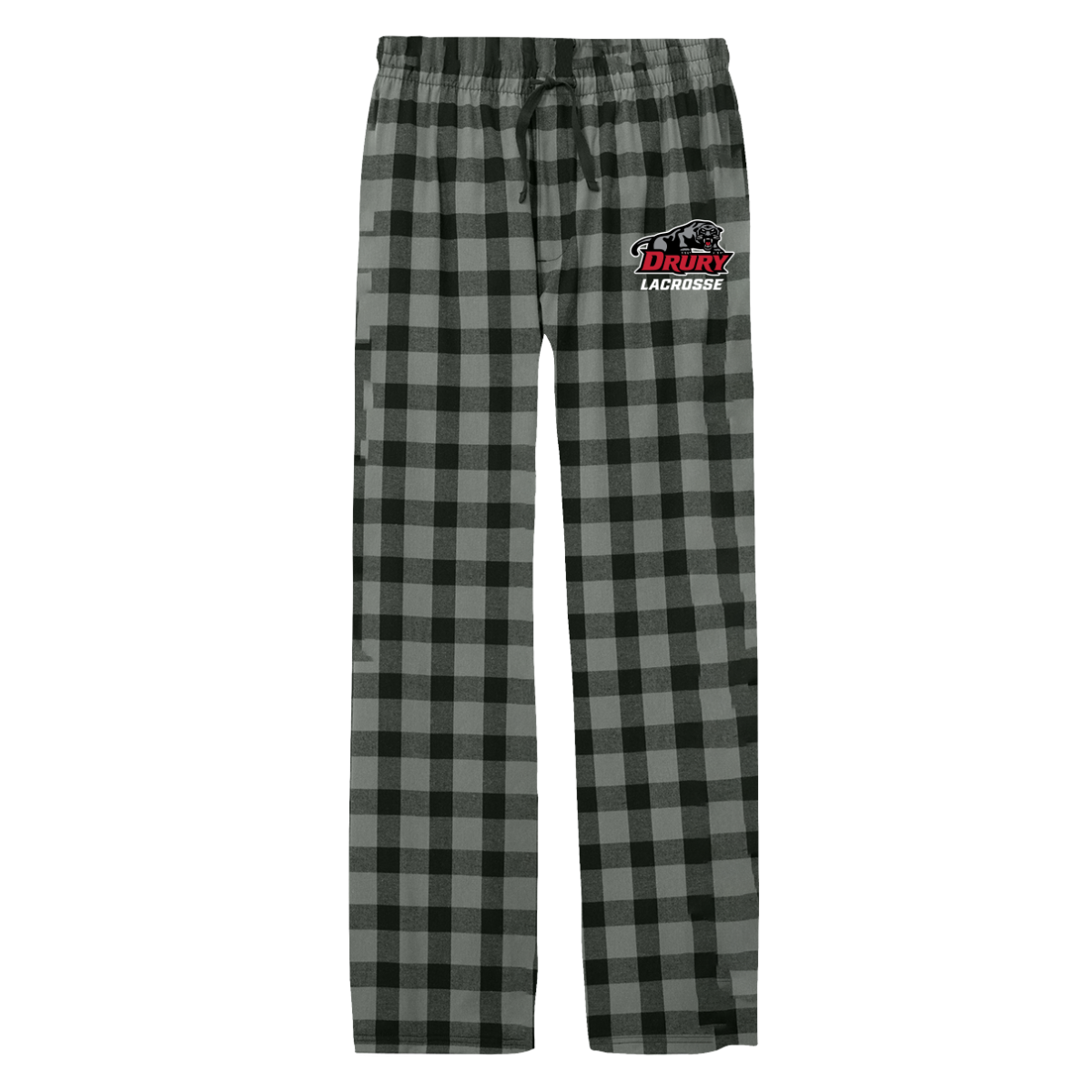 Adult Drury Lacrosse District Flannel Plaid Pant