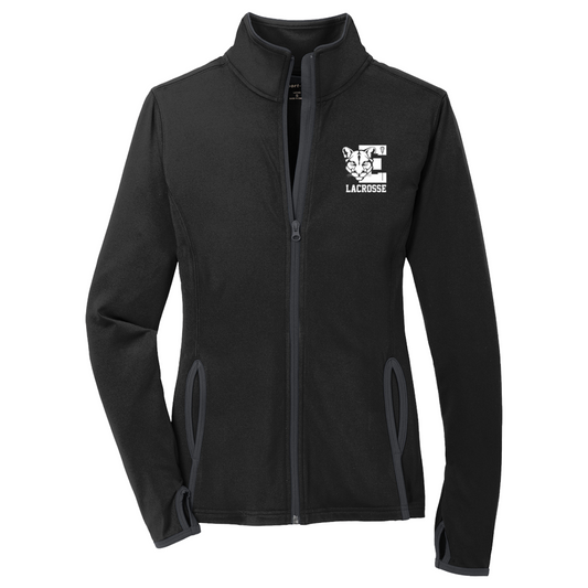 Women's Evergreen Lacrosse Sport-Tek Sport-Wick Stretch Full Zip Jacket