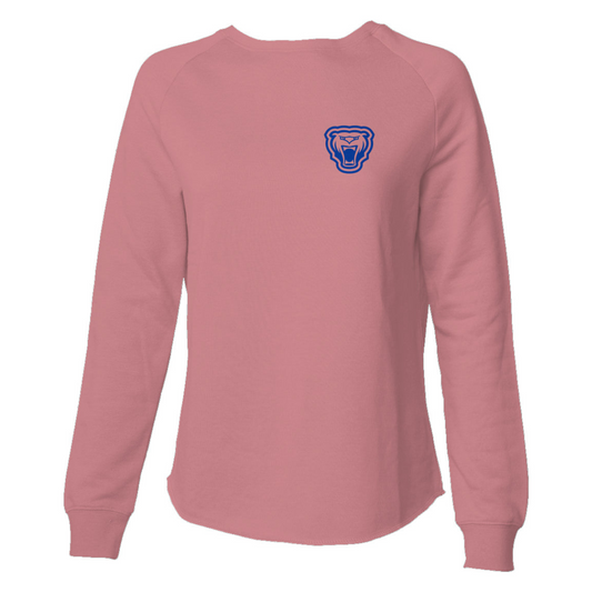 Women's Bartlett HS Lacrosse Wave Wash Crewneck Sweatshirt