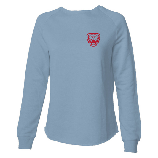 Women's Bartlett HS Lacrosse Wave Wash Crewneck Sweatshirt