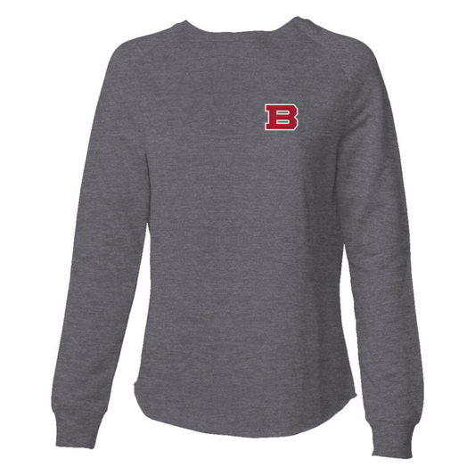 Women's Bartlett HS Lacrosse Wave Wash Crewneck Sweatshirt