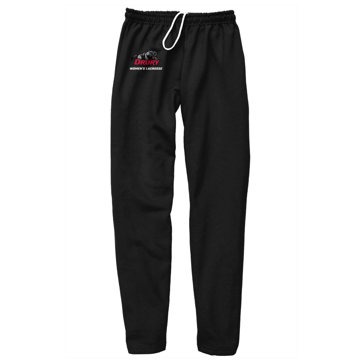 Adult Drury Lacrosse Open-Bottom Relaxed Sweatpants