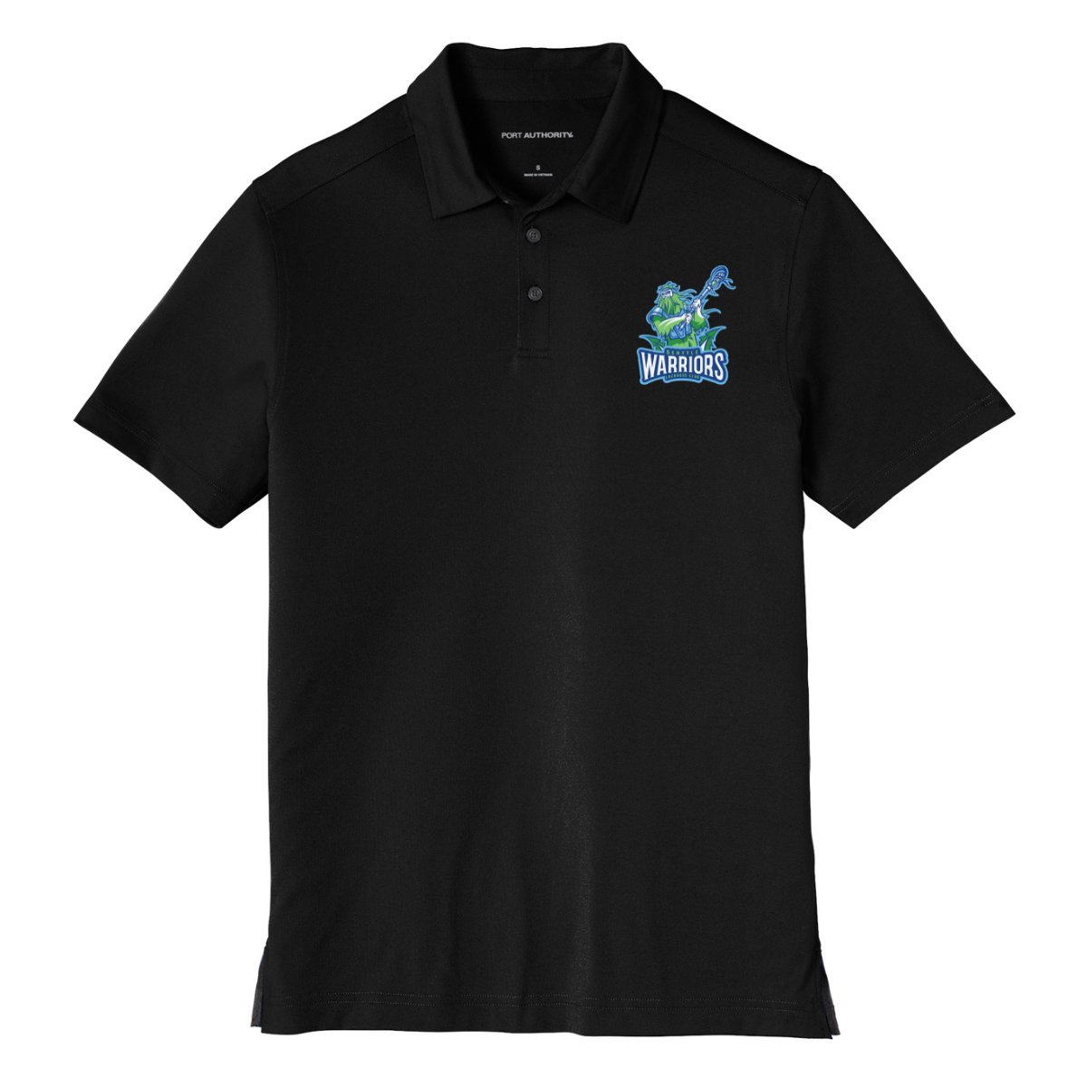 Adult Seattle Warriors Lacrosse Port Authority Stretch Polo
