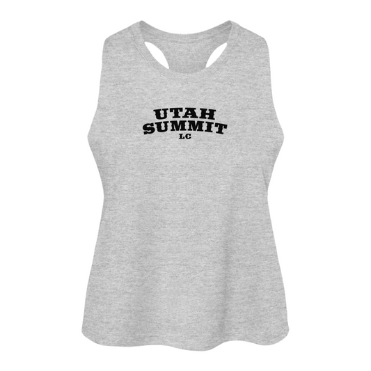 Women's Utah Summit LC Bella + Canvas Racerback Crop Tank