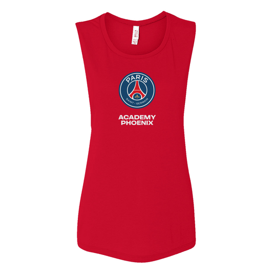 Women's PSG Academy Phoenix Bella + Canvas Muscle Tank