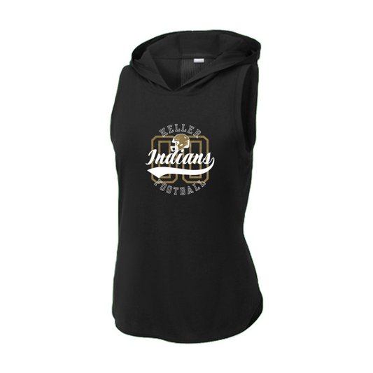 Women's Keller Football Sport-Tek Tri-Blend Hoodie Tank