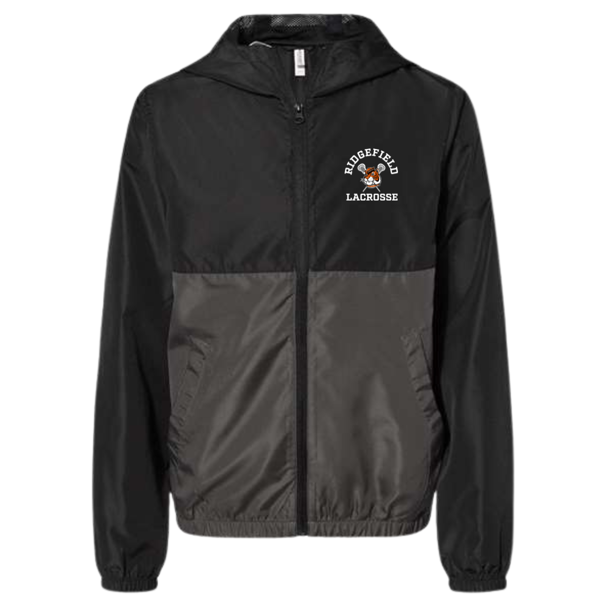 Youth Ridgefield Lacrosse Lightweight Windbreaker Full-Zip Jacket