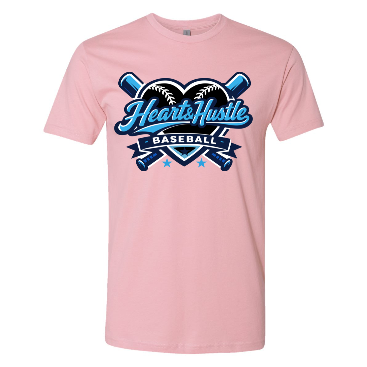 Adult Heart and Hustle Baseball Next Level Cotton T-Shirt