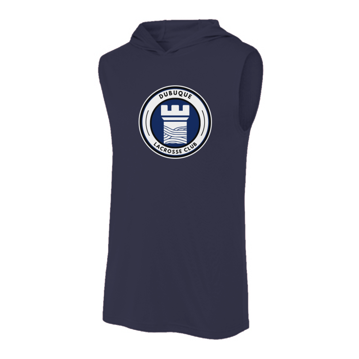 Adult Dubuque Lacrosse Club Sleeveless Hoodie