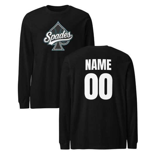 Personalizable - Adult South Bay Spades Bella + Canvas Long Sleeve Tee