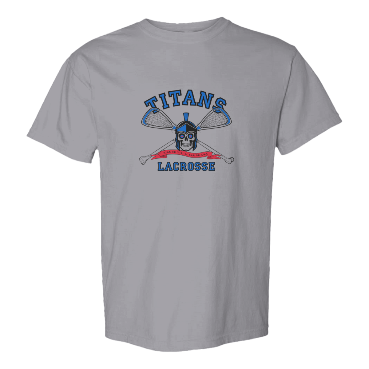 Adult SW Titan Lacrosse Comfort Colors Heavyweight T-Shirt
