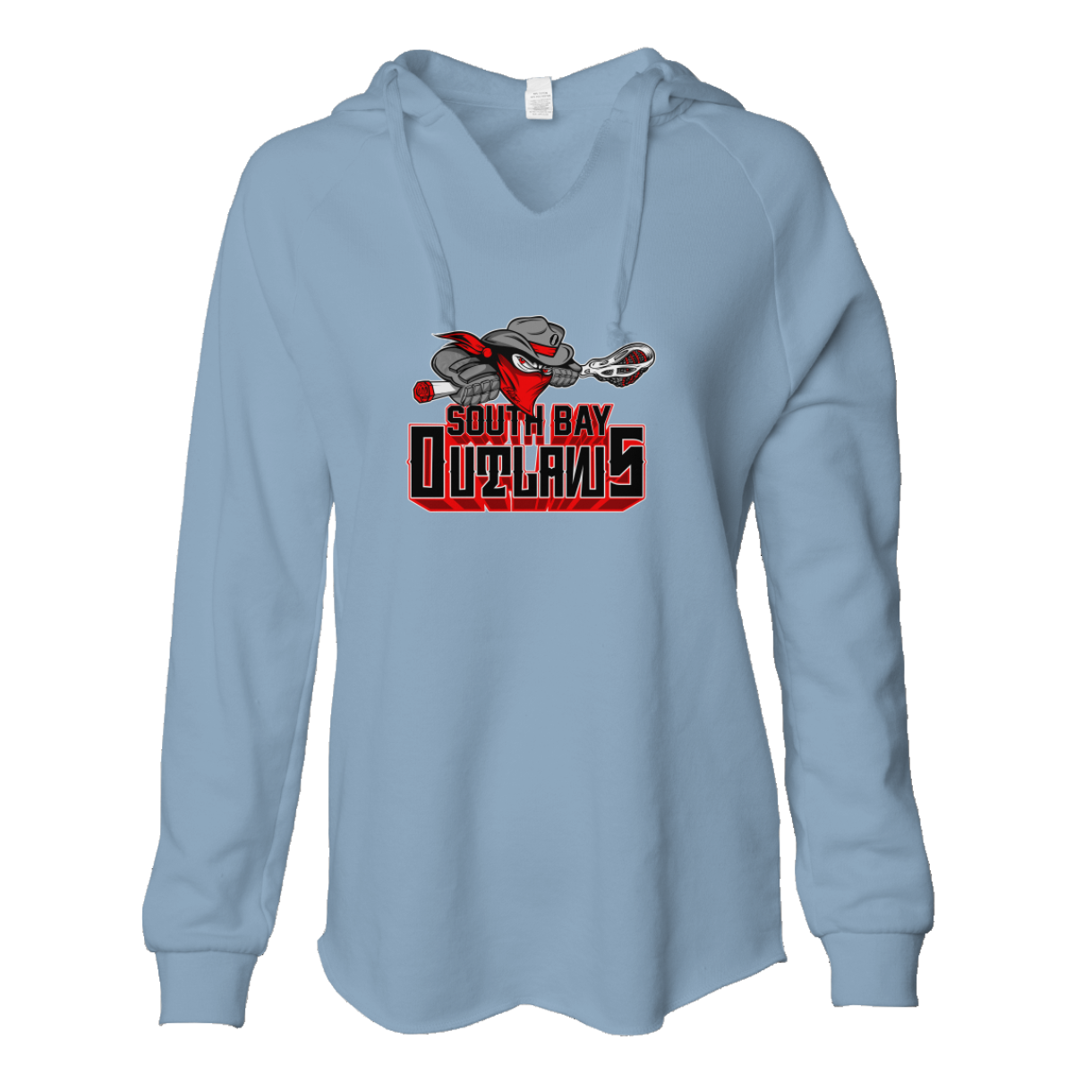 Women's South Bay Outlaws Lightweight Wash Hoodie