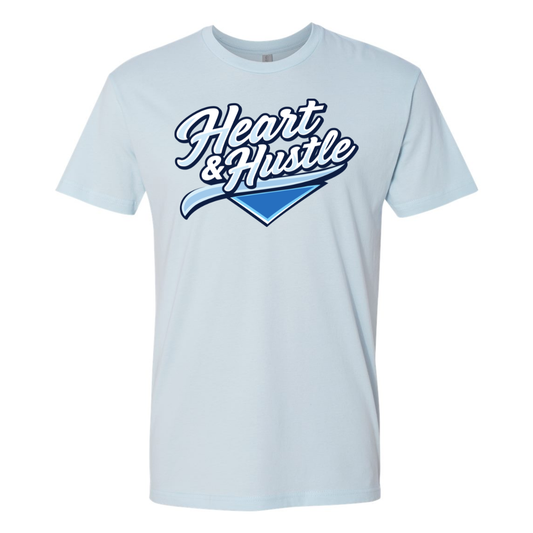 Adult Heart and Hustle Baseball Next Level Cotton T-Shirt