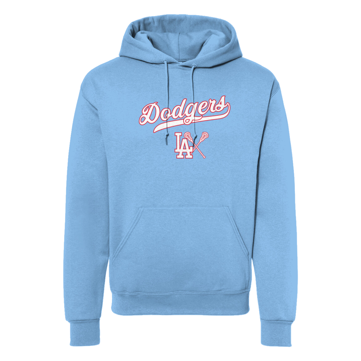 Adult Dodgers Jerzees Blend Hoodie